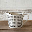Norden Black And White Flower Pattern Measuring Cup