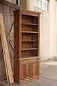 Open-Face Pine Cabinet With Adjustable Shelves