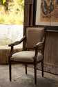Natural Hemp Upholstered Arm Chair