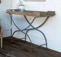 48-Inch Wooden Planters Console Table