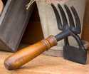 Iron Garden Tool With Wooden Handle