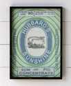 Framed Hubbard's Sow And Pig Feedsack