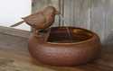 Rustic Little Bird Folk Art Fountain
