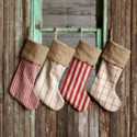 Vintage Stocking With Jingle Bells