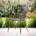 Woven Metal Garden Chair