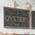 Serving Oysters Sign