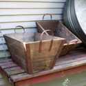 2-Piece Wooden Lug Basket Set