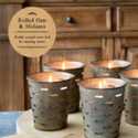 Rolled Oats And Molasses Olive Bucket Candle