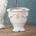 Small White Provincial Urn