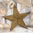 Small 9-Inch Reclaimed Wooden Star Ornament