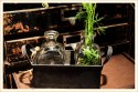 Square Two Bottle Caddy With Bottles