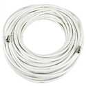 100-Foot White Coaxial Cable Patch Cord
