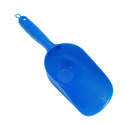 Blue 2-Cup Plastic Food Scoop