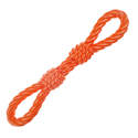 Infinity Orange Tpr Double Fist Tug Dog Toy