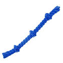 Infinity Blue Tpr 3-Knot Rope Dog Toy