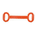 Infinity 19-Inch Orange Tpr Tug Dog Toy With Handles