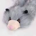 Grriggles Animal Unstuffies Squeaker Dog Toy, Coyote