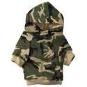 Casual Canine Extra-Small Green Camo Hoodie  