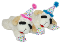 Lamb Chop With Birthday Hat Dog Toy