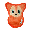 Extra-Small Fox Invincibles Mini Plush Dog Toy