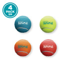 Small Squeaker Ballz Squeaky Tennis Balls, 4-Pack
