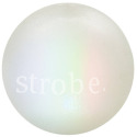 Planet Dog White Orbee-Tuff Strobe Ball Light Up Dog Toy