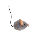 Squeak Squeak Gray Mouse Plush Cat Toy