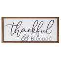 Thankful And Blessed Framed Art