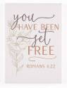 5 x 7-Inch You Have Been Set Free Canvas Print