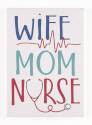 5 x 7-Inch Wife Mom Nurse Canvas Print
