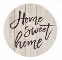 17-Inch Round Home Sweet Home Sign