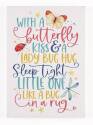 5 x 7-Inch With A Butterfly Kiss Sign