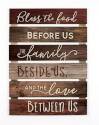 17 x 23.5-Inch Bless The Food Sign