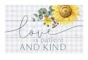 17 x 10.5-Inch Love Is Patient Sign