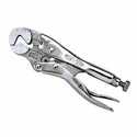 7-Inch Steel Curved Jaw Locking Wrench With Wire Cutter 
