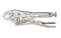 5-Inch Steel Curved Jaw Locking Pliers With Wire Cutter