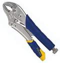 7-Inch Steel Fast Release Curved Jaw Locking Pliers With Wire Cutter 