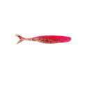 4-Inch Split Tail Shad Walleye Bait In Neon Mercury, 10-Pack