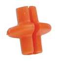 Orange Slotted Kisser Button