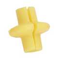 Yellow Slotted Kisser Button
