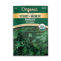 Organic Parsley Flat Italian Seeds, Biennial Herb