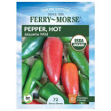 Jalapeno Mild Organic Pepper Seed