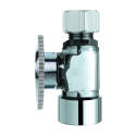 Plumb Pak PP53-1PCLF Shut-Off Valve, 1/2 x 1/2 in Connection, FIP x Compression, Brass Body