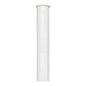 Plumb Pak PP10-8W Sink Tailpiece, 1-1/2 in, 8 in L, PVC, White