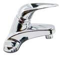 Polished Chrome 1-Handle Non-Metallic Bathroom Faucet