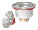 4-1/2-Inch Diameter Heavy Duty Stainless Steel Deep Cup Strainer Assembly