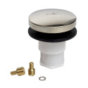 3/8-Inch Or 5/16-Inch Brushed Nickel Foot Lok Closure Cartridge Threaded Drain Strainer