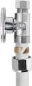 1/2-Inch X 3/8-Inch, No Crimp PEX Straight Valve