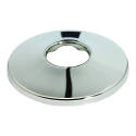 Plumb Pak PP802-89 Bath Flange, 3-1/2 in W, Plastic, Chrome