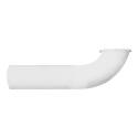 Plumb Pak PP66-13W Wall Tube, 1-1/2 in, 7 in L, Slip-Joint, Plastic, White